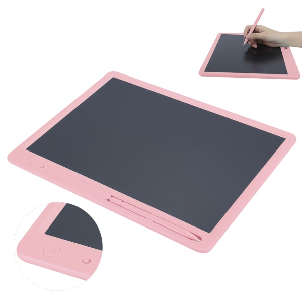 15 tommer LCD Skrivetavle Farverig Fed Håndskrift Børns Smart Elektronisk Doodle Tavle Pink
