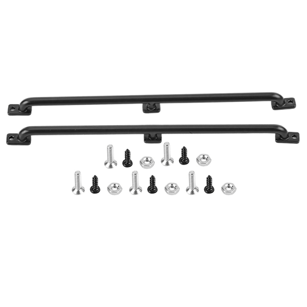 Oppgraderingstilbehør Karosseri Skall Venstre / Høyre Metall Håndlist for 1/10 Skala RC Crawler Bil (155mm)