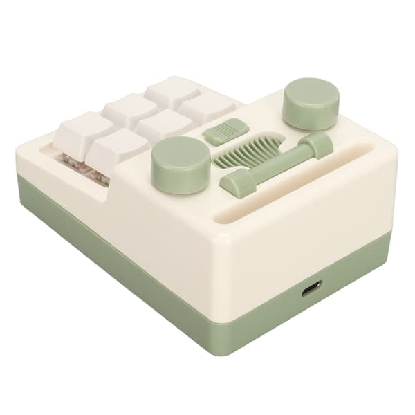 6 Tasters Mini Mekanisk Tastatur Hot Swappable Rød Switch RGB Baggrundsbelyst Bluetooth Programmerbart Gaming Keypad