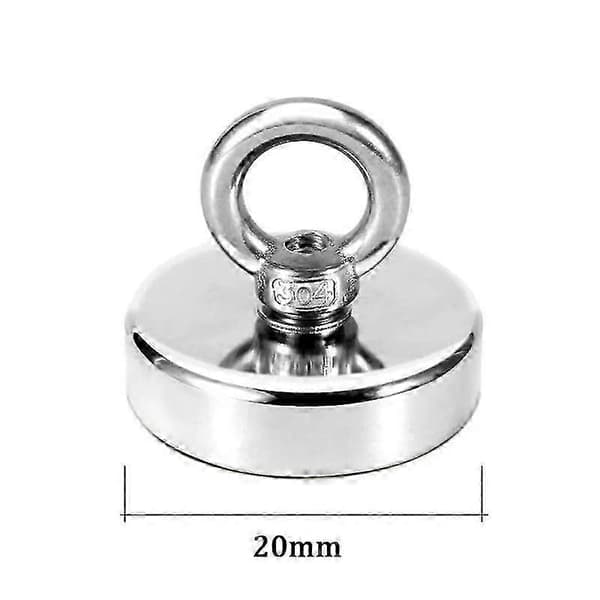Super Magnet Stærk Neodym N52 Iman Ima Magnetisk D20 pull max 9kg