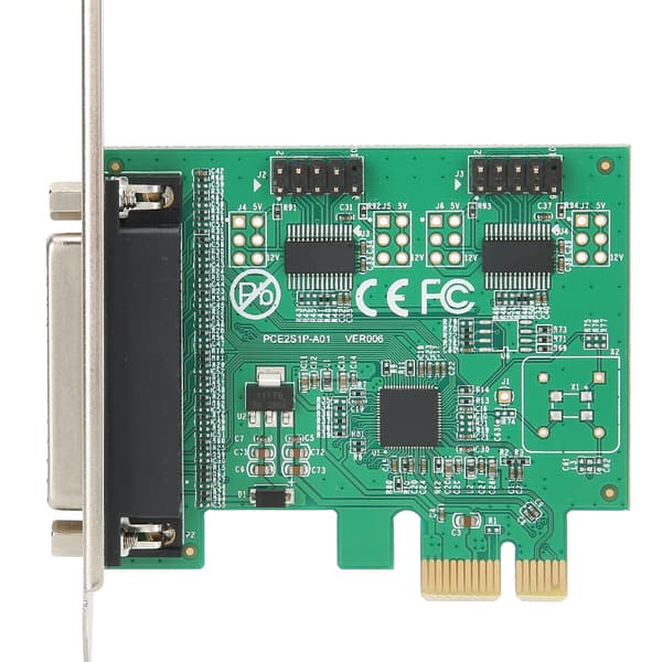 PCI E til 2 Seriel 1 Parallel Port Printerkort Adapter 2S1P Konverter