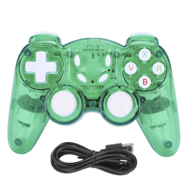 Spillhåndtak Trådløs, beskyttende skall-spillkontroller ABS-spillekontroll Maskintilbehør Transparent Grønn Multi-Color- W