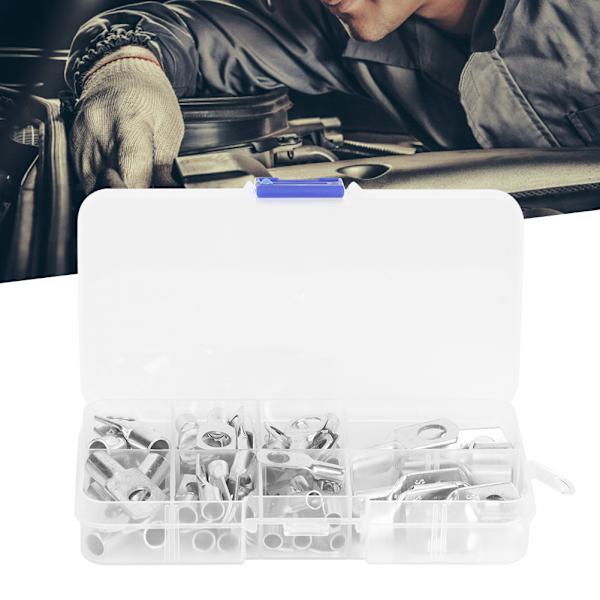 60st Kopparrörterminaler Svetskabel Ring Krympkontakter Kit