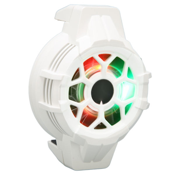 P10 Mobiilipuhelimen Puoliohjainjäähdytin RGB Vedrettävä Takaklipsu Jäähdytin Live-lähetykseen Vlogging Mobiilipelaamiseen Valkoinen