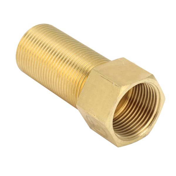 G3/4 til G1/2 Rør Adapter Konnektor Samling 70mm Messing Have Slange Fitting til Drivhuse Haver 70mm