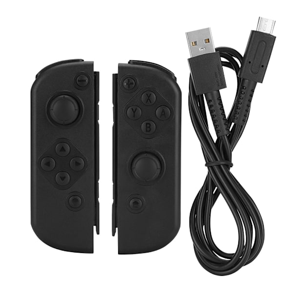 ABS Trådløs Bluetooth Spilcontroller til Nintendo Switch Venstre Højre Gamepad Sort