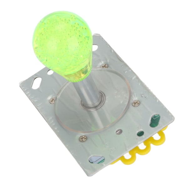 Arcade Joystick Kit Fargerikt 5 Pin Oval Crystal Helautomatisk LED Fargerikt opplyst Joystick for spillkonsoller- W