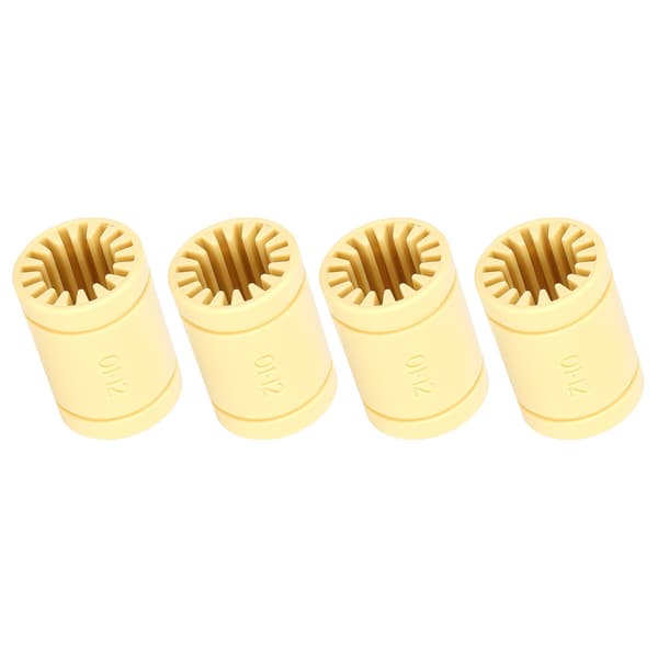 4 stk. LM12UU Plastik Gul Lineære Lejer Solid Polymer Aksel til 3D Printer RepRap Mendel RJMP-01-12
