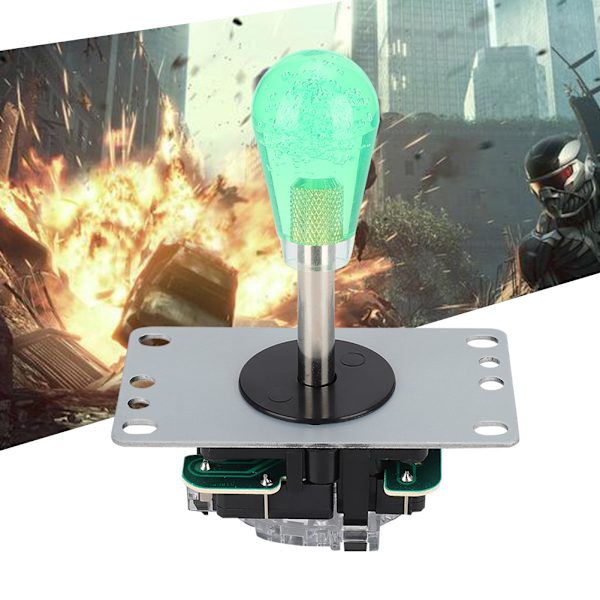 822B Enkelt DIY Arcade Joystick Tillbehörssats för Arkad / Fighting Hemspel USB-set i Amerikansk Stil (Grön)