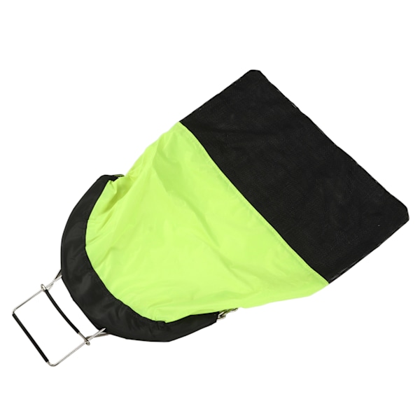 Foldbar Dykke- og Fiskepose, Lukket Dykke- og Fiskepose, Fiskeutstyr, Fluorescerende Gul