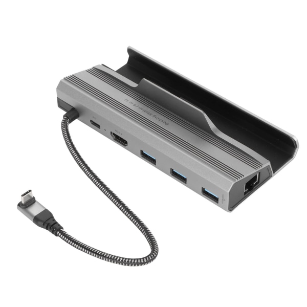 Typ C M Dockningsstation 6 i 1 PD Strömförsörjning USB 3.0 RJ45 HD Multimedia Interface 2.0 Dock för Steam Deck V258