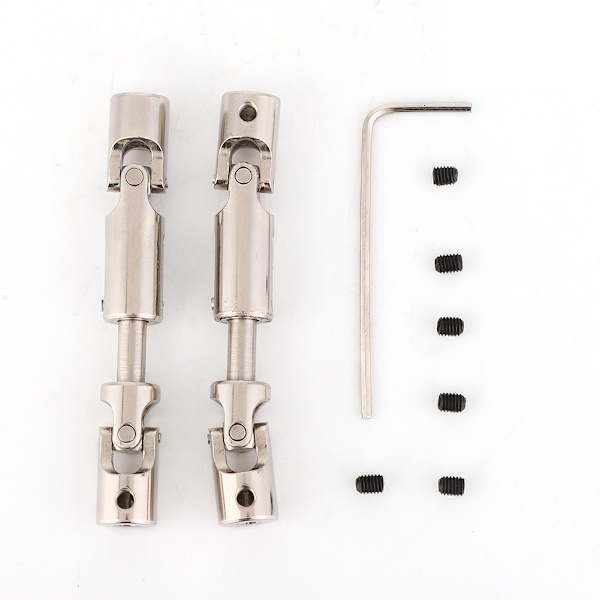 2 kpl Metallia 57-70mm Universaali Vetoakseli Automalli RC-Auton Tarvikkeet MN-35 MN-66 B-14 B-24