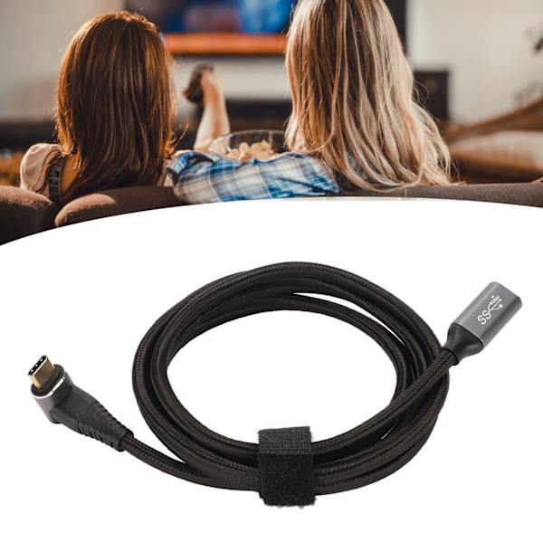 USB C 3.1 Hann til Hunn Kabel PD100W Rask Lading 10Gbps 4K ved 60Hz USB C Lading Kabel for Steam Deck Spillkonsoller 150cm/59.1in