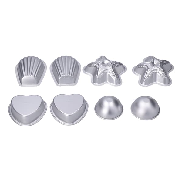 Aluminiumlegering Kakbakform DIY Badbombformset 12 st