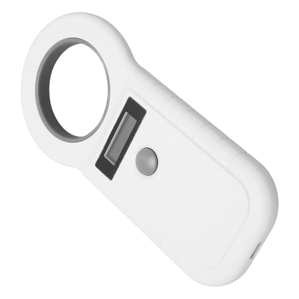 Pet Microchip Scanner 134.2Khz 125Khz EMID FDX B USB Trådlös Bluetooth Handhållen Djurchips Läsare Vit