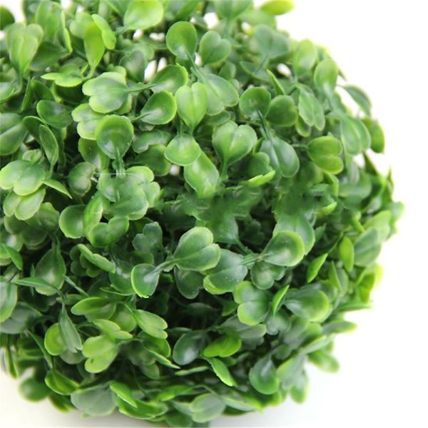 Grøn Plastik Plante Bold Dekoration Hjem Udendørs Bryllup Fest Dekoration Planter Græs Bold