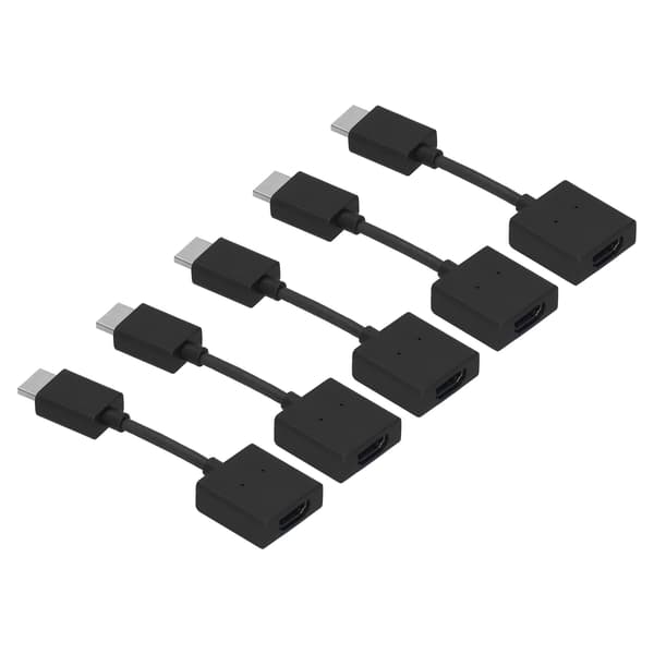 5 st HDMI Förlängningskabel Hane till Hona Adapter 4K HD Multimedia Interface