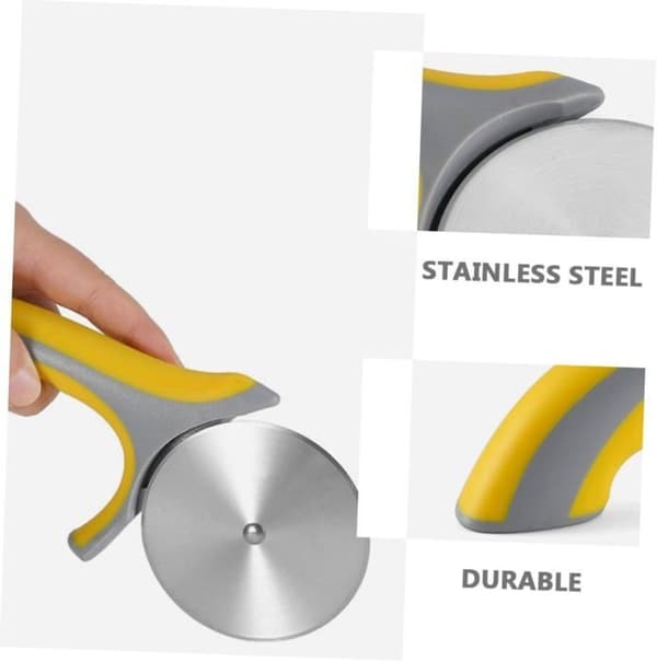 Pizzakniv pizzastein kjevle for baking profesjonell pizzakutter redskap pizzakutter med håndtak