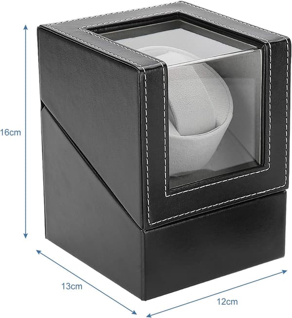 【bt02】Automatic Watch Winder, Dustproof Box, Single Automatic Mechanical Watch Winder