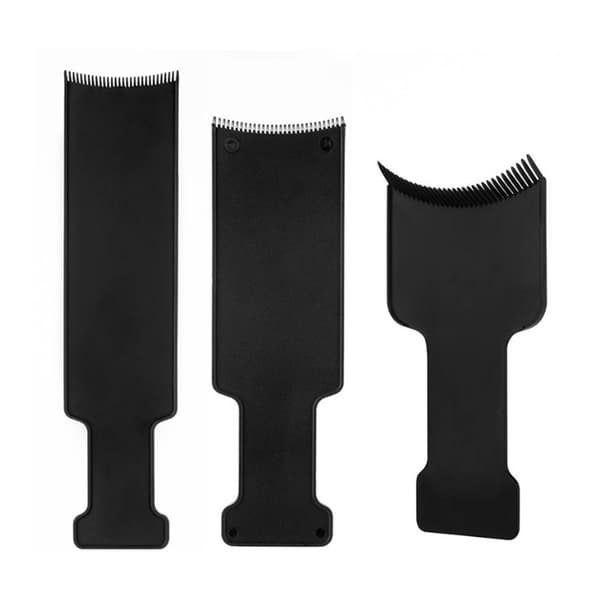 3 st Balayagebräda med tänder Hårfärgningsbräda Highlighting Brush