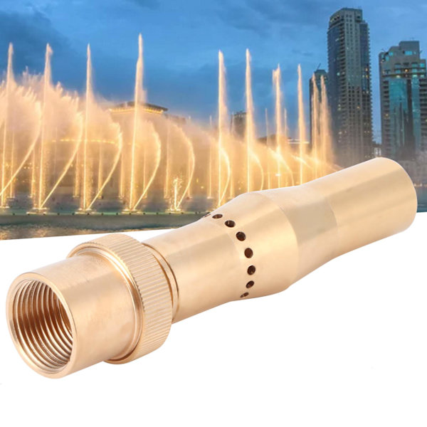 Hunn Fountain Dysenavn Messing Multihull Boblende Sprinkler for Hage Dam G3/4 25mm