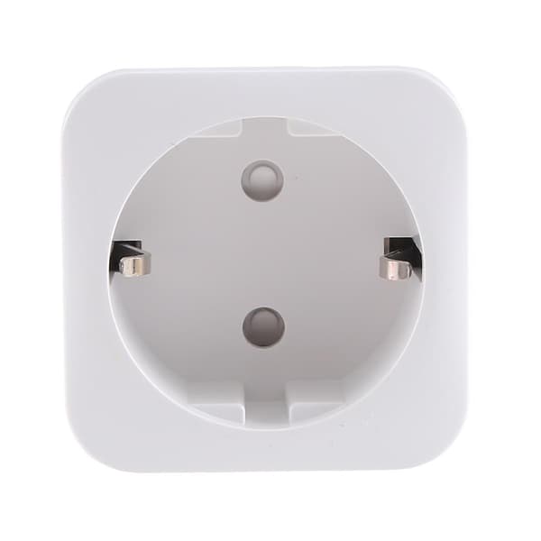EU-plugg 16A med Graffiti Wifi Smart Socket U-plugg Fjernkontroll Timer På/Av-bryter