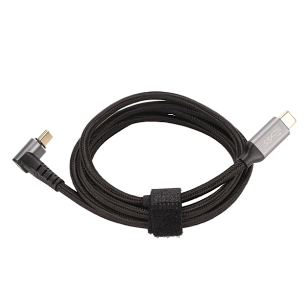 90 Graders USB-C-kabel 4K 60Hz Stöder PD100W Typ C 3.1 Gen2 Full Function USB-C Snabbladdningskabel för Steam Deck 150cm/59.1in