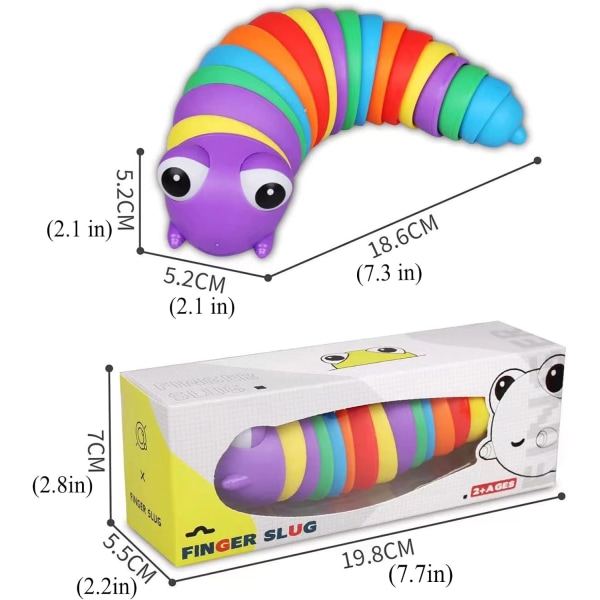 Toy, Sensory Slug Desktop Toys Relief Anti-Angst Decompressi