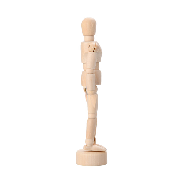 (1 stk/20 cm høy) Tredukke Luft Ananas Stativ Ornament