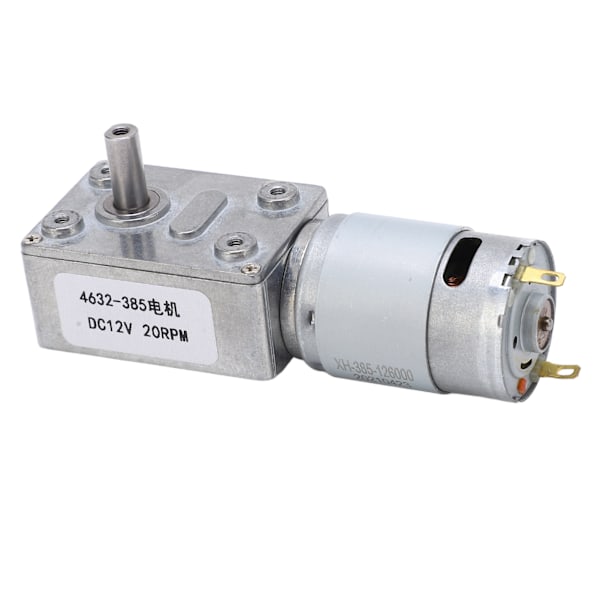 DC-girmotor, miniatyrhastighetsreduksjon, elektrisk girkasse med legeringsstål, 12V 20RPM