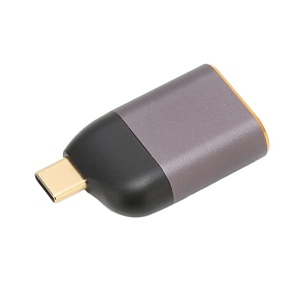 USB C til HDMI Adapter 8K 60Hz Han til Hun Video Splitter Kompatibel med Windows Android Mac OS