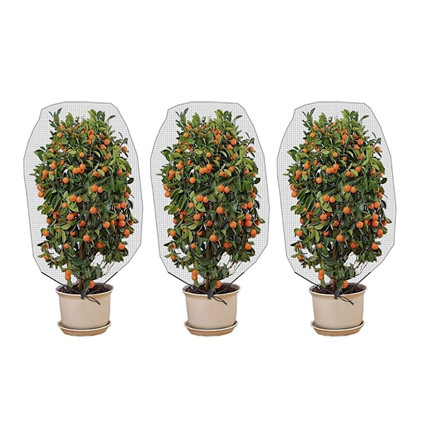 3 stk Hage Insektnett Barriere Netting Mesh Plantedeksel for å Beskytte Tre Plante Blomst