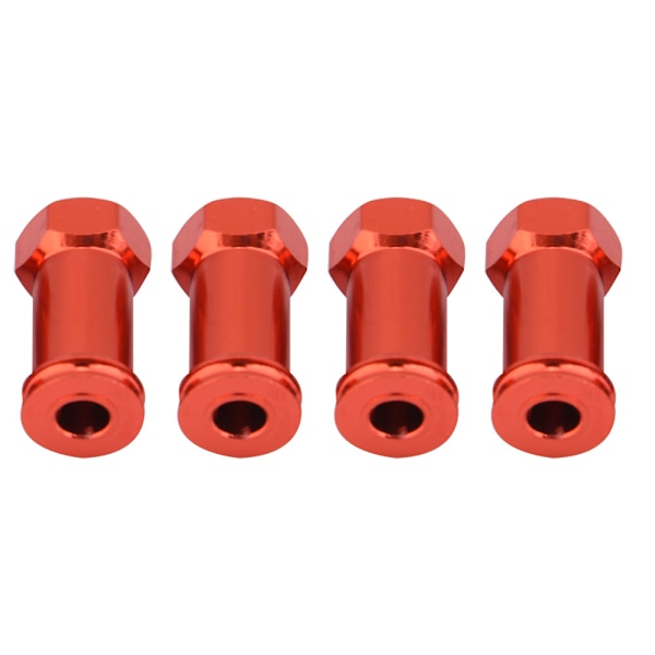 12mm Hjulhexnav 25mm Förlängningsadapter för Traxxas Slash 4X4 1/10 Lastbil (12*25mm, Röd)