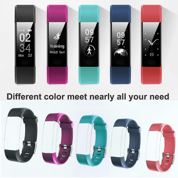 Adjustable Soft TPE Wristband for ID115 Plus/ID115HR Plus Activity Tracker Green