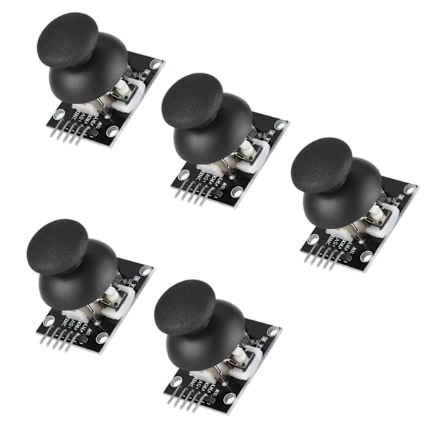 5 st Dual-axlig Joystick-modul för PS2-spelkontroll Spelkontrollspaksensor för Arduino