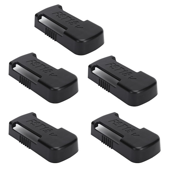 5 st Batterihållare Fodral Batterifäste Cellbox för Festool 18V Batteri Elverktyg
