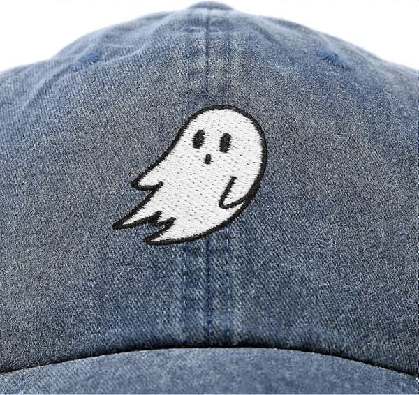 prodef Spøkelsesbroderi Dad Hat Baseball Cap Søt Halloween høy kvalitet
