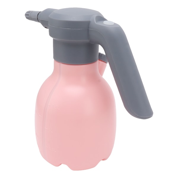Sähköinen suihkepullo puutarhan sumuttimeksi 1,5L, latautuva akku, automaattinen kastelu, kannettava kasvien sumutin ulkokäyttöön, vaaleanpunainen ilman kääntyvää suutinta