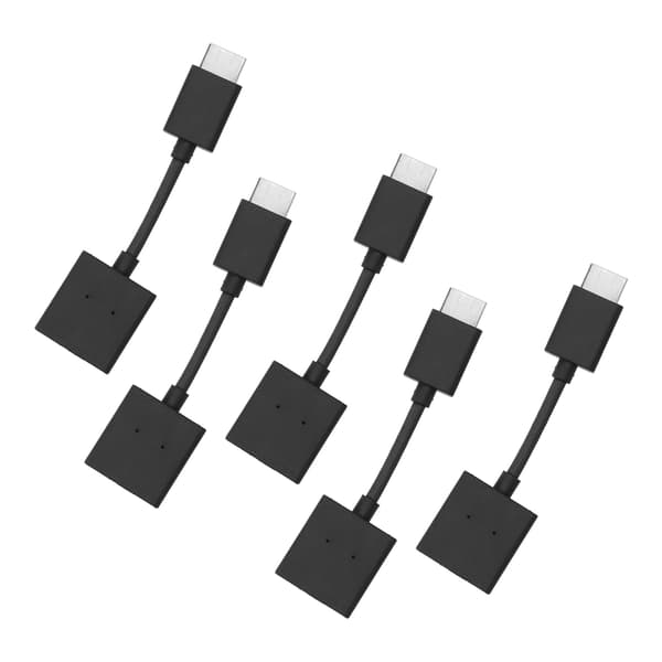 5 stk. HDMI-forlængerkabel han til hun adapter 4K HD multimedieinterface