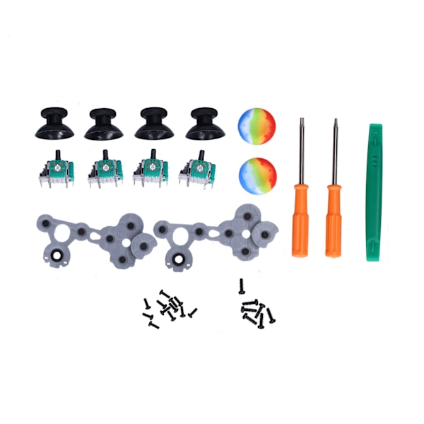 QM21070941 Joystick-erstatningssett Silikon 3D Analog Spillkontroll Tommelfingerpinne Reparasjonssett for Xbox One