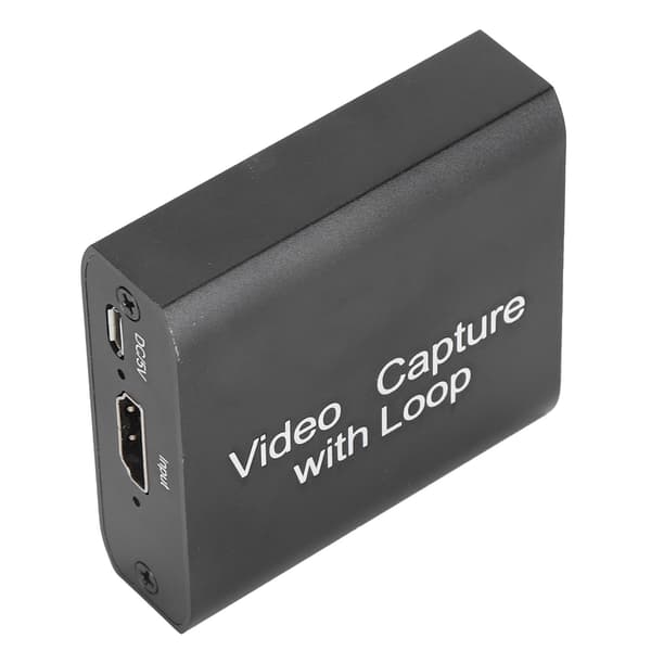 HDMI USB Video Capture Card til PS4 Switch Laptop Live Game Streaming Loop Out