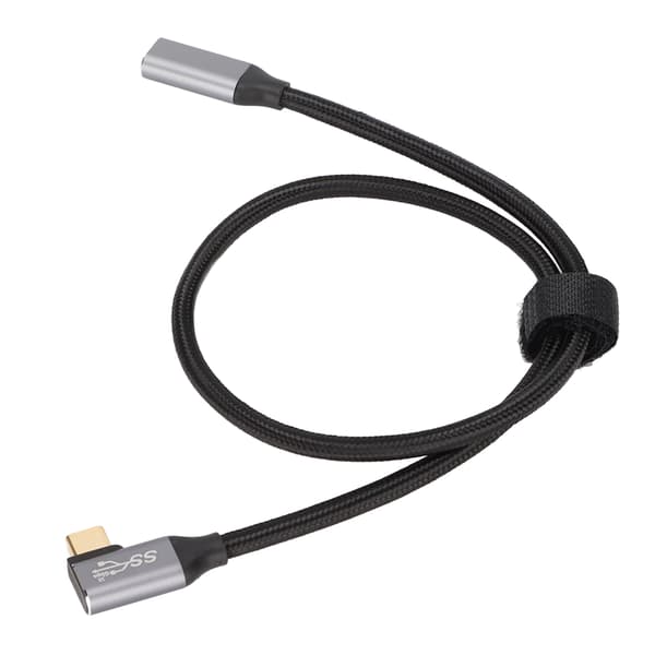 100W USB C-kabel 0,5M PD 3.1 Gen2 4K HD-projeksjon Hurtigladekabel