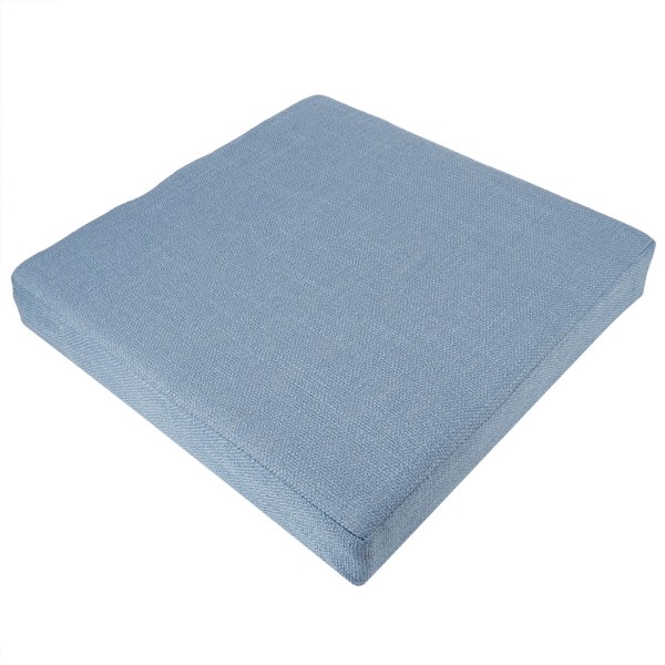 Hushållskvadratisk Mjuk Yogamatta Kudde Avtagbar Tvättad Meditation Matta Kudde Blå 40 x 6cm (L x B x H)