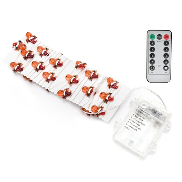 30 LED Batteridrevne Elg Lyslenker, 3m Varmt Hvit, 8 Lysmoduser & Timer – Perfekt for Høytidsdekor