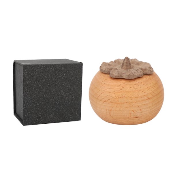 Aromadiffuser i persimmonform, elegant stil, palisandermateriale, bærbar duftdiffuser for gavepynt