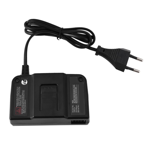 Ersättningsströmadapter AC-adapter Hög Effektivitet Säkerhetsskydd för Nintendo 64 N64 EU