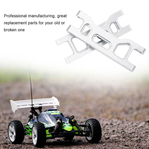 Front Nedre Arm Tilbehør til ECX Serie 2WD RC 1/10 Bil Sølv