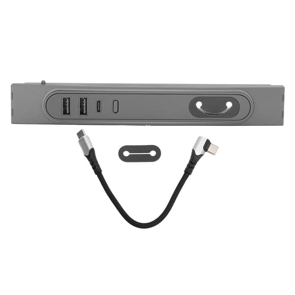 Tesla Model 3 Y USB Hub Dockingstasjon 27W Hurtiglading Multiportlader med LED-lys