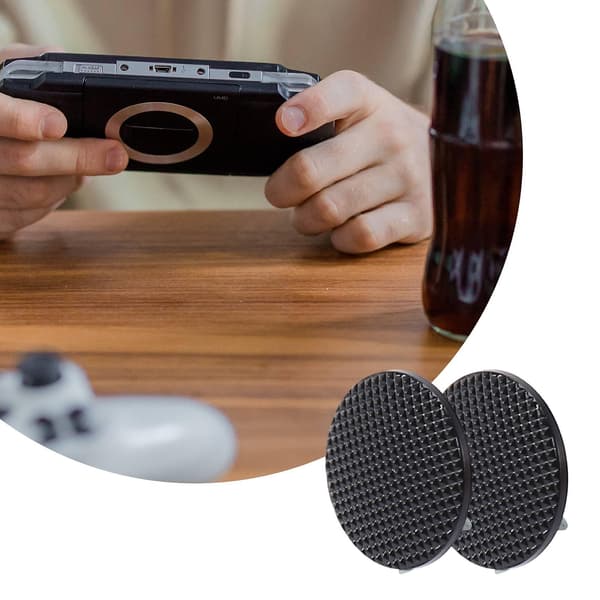 6 pcs Analog Joystick Stick Replacement Cap Button For PSP 1000 Black