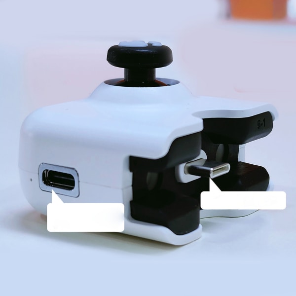 Mobilspill-joystick, oppladbar, presis posisjonering, spillkontroller for smarttelefon for Android Type C